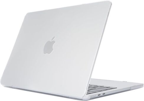 حافظة mCover متوافقة فقط مع أجهزة الكمبيوتر المحمول MacBook Air مقاس 13.6 بوصة لعام 2022 أو الأحدث (موديل A2681 / A3113، مع شريحة M2 / M3، وشاشة Liquid Retina مقاس 13.6 بوصة، وموصلات USB-C + MagSafe3) - شفاف in Saudi Arabia