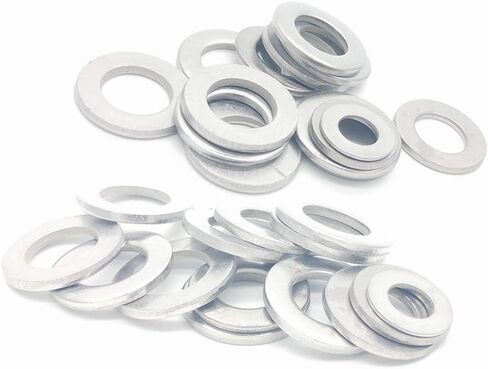 320 قطعة 9 مقاسات SAE 304 غسالات مسطحة من الفولاذ المقاوم للصدأ - 1/2 7/16 3/8 5/16 1/4 12# 10# 8# 6# مجموعة متنوعة من حشيات الأجهزة in Kuwait