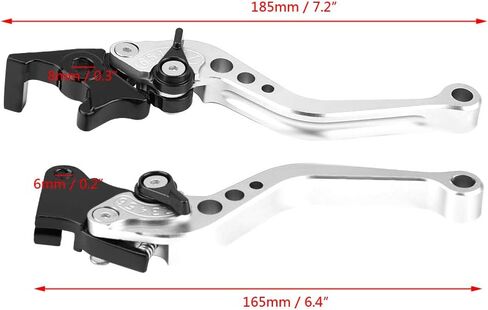 for Motorcycle Clutch Lever 1 inch Clutch Brake Lever CNC Aluminum Motorcycle Clutch Drum Brake Lever Handle 22mm 7/8" for Motorcycles Below 400cc Small Displacement Motorcycles in Saudi Arabia