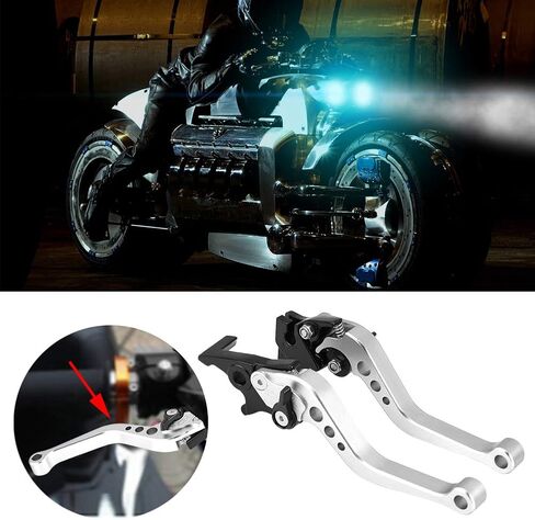 for Motorcycle Clutch Lever 1 inch Clutch Brake Lever CNC Aluminum Motorcycle Clutch Drum Brake Lever Handle 22mm 7/8" for Motorcycles Below 400cc Small Displacement Motorcycles in Saudi Arabia
