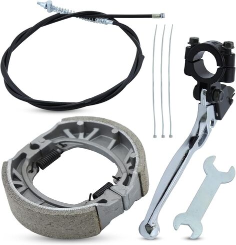 ذراع الفرامل بالمقبض الأيسر + كابل فرامل الطبل الخلفي + مجموعة أحذية الفرامل لكولمان CT200U CT200U-EX BT200X Baja Warrior MB165 MB200 Massimo 196cc 5.5hp 6.5hp Motor Mini Bike ATV Scooter Parts in Kuwait