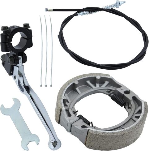 ذراع الفرامل بالمقبض الأيسر + كابل فرامل الطبل الخلفي + مجموعة أحذية الفرامل لكولمان CT200U CT200U-EX BT200X Baja Warrior MB165 MB200 Massimo 196cc 5.5hp 6.5hp Motor Mini Bike ATV Scooter Parts in Kuwait