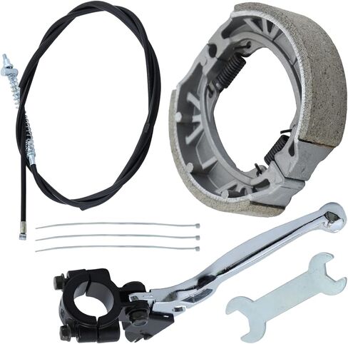 ذراع الفرامل بالمقبض الأيسر + كابل فرامل الطبل الخلفي + مجموعة أحذية الفرامل لكولمان CT200U CT200U-EX BT200X Baja Warrior MB165 MB200 Massimo 196cc 5.5hp 6.5hp Motor Mini Bike ATV Scooter Parts in Kuwait