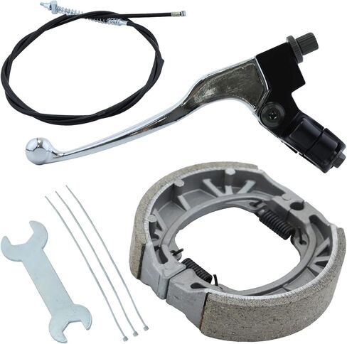 ذراع الفرامل بالمقبض الأيسر + كابل فرامل الطبل الخلفي + مجموعة أحذية الفرامل لكولمان CT200U CT200U-EX BT200X Baja Warrior MB165 MB200 Massimo 196cc 5.5hp 6.5hp Motor Mini Bike ATV Scooter Parts in Kuwait