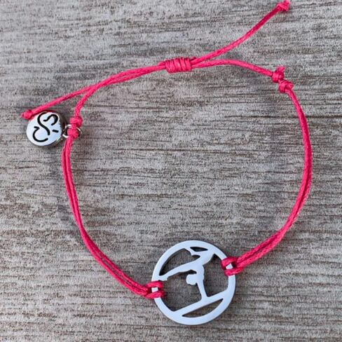Sportybella - Gymnastics Bracelet, Gymnastics Jewelry, Girls Adjustable Stainless Steel Gymnastics Charm Bracelet for Gymnasts, Gymnastics Gift in Saudi Arabia
