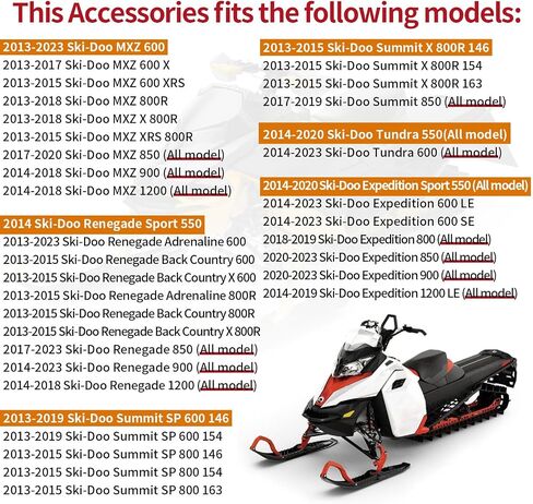 مرحل الملف اللولبي للمبتدئين والقابس لـ Ski Doo Grand Touring Legend Skandic Elite MXZ Freeride GSX Renegade Summit Tundra Expedition 500 550 600 700 800 850 900 1200 1500 278000513 in Saudi Arabia
