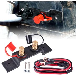 Goldfire UTV Car Battery Jump Post Starter Jump Start Battery Terminals Relocation Kit Remote Battery Charging Tool Jumper Terminals Work for UTV ATV Car Trucks RV Tractor Mower Diesel Boat