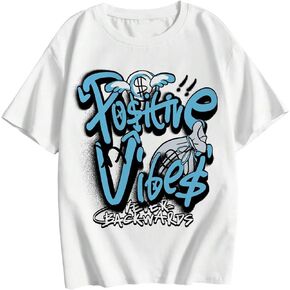 Verdusa Boy's Letter Print Drop Shoulder Short Sleeve Loose Fit Tee Shirt Top