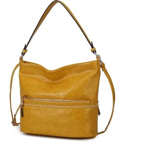MKF Collection Shoulder Bag for women Vegan Leather Hobo Messenger purse