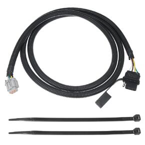 X AUTOHAUX 4 Way Flat Trailer Wiring Harness for Nissan Frontier 2005-2022 for Nissan Xterra Pathfinder for Suzuki Equator 2009-2012 Running Signal Light Tow Package Require
