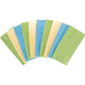 Fuller Brush All-Purpose Microfiber Cleaning Cloths - Multicolored - Reusable Dusting, Washing & Wiping Cloths - Size 10"x10" inches - 10 Pack