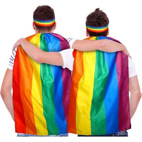 مجموعة عصابات رأس Yingzhao المكونة من 4 قطع من قبعات قوس قزح برايد تتضمن قطعتين من قبعات قوس قزح و2 قطعة من عصابات رأس قوس قزح للمهرجانات والحفلات والاحتفالات اليومية in Kuwait