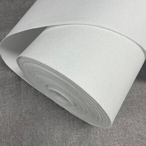 Stiff Felt for Crafts, 1mm Thick Hard Felt Sheets, 1 Pcs 91x100cm Craft Felt Fabric for Sewing & DIY Projects(White)