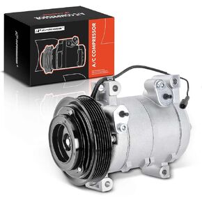 A-Premium Air Conditioner AC Compressor with Clutch Compatible with Isuzu Axiom 2002-2004, Amigo 1998-2000, Trooper 2002, Rodeo Sport 2001-2003 & Honda Passport 1998-2002