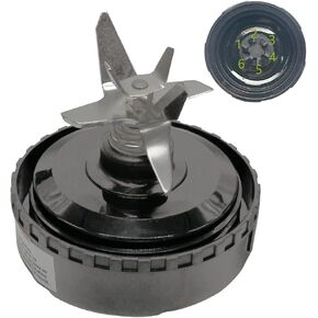 Replacement blade for Nutri Ninja Blender BL660 30/BL660B 30& BL740 30, 2.5" six fins on bottom of Blade Assembly For Ninja Professional Blender BL663 BL663CO 30 / BL660WM 30/ BL740 30/BL665Q 30