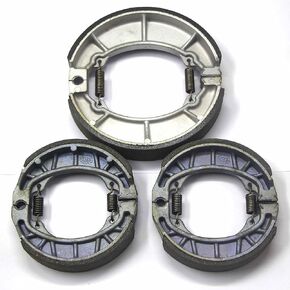 Master Chen Front Rear Brake Shoes for Honda Fourtrax Sportrax 90 TRX90 1993-2006 - TRX90EX 2007-2008 - TRX 90X 2009-2016 - Fourtrax 125 TRX125 1985-1988 Brakes Drum Pads 303 306 MC0233