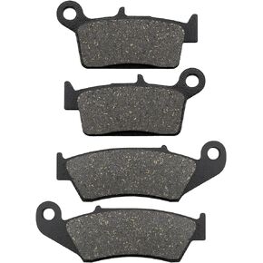 ZICOO Front and Rear Brake Pads for Suzuki DRZ400 DRZ 400 2000-2009 DRZ400SM RM250, for Honda XR650L CR125R CR250R, for Kawasaki KX125 KX250 KX500, for Yamaha YZ125 WR250 WR400F WR426