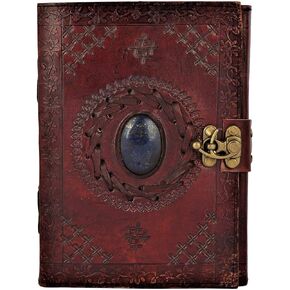 OVERDOSE Vintage Celtic Griffin Journal Dragon Diary with Dual C-Lock - Handmade Antique Journal | Sketchbook | Notebook - 6 x 8 inches | 15 x 20 cm I A5