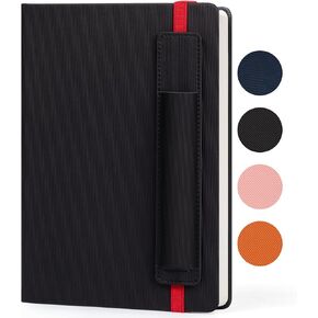 دفتر يوميات مبطن، دفتر ملاحظات جلدي مخطط A5 مع غطاء قلم، 200 صفحة / 100 جرام في المتر المربع دفاتر ملاحظات ذات غلاف صلب، مجلة يومية للسفر والعمل والمدرسة وتدوين الملاحظات وقواعد الكلية in Kuwait