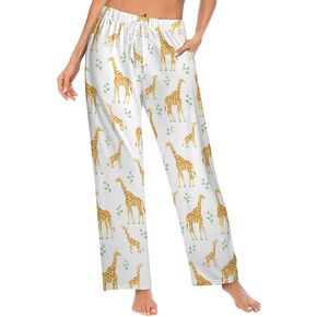 Cute Funny Animals Women Lounge Pants Comfy Pajama Bottom Drawstring Sleepwear Pajamas Pants S-5XL