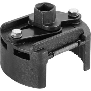 طقم مفتاح فلتر زيت قابل للتعديل 80-105 ملم | أداة إزالة فلتر الزيت العالمية، مجموعة مقابس غطاء فلتر الزيت، محرك 1/2 بوصة in Kuwait