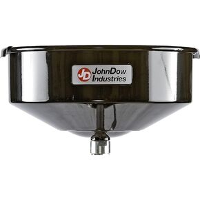 JohnDow Industries 16″ Centered Steel Funnel w/Screen 20DCE-1-A. Fits JohnDow Models JDI-16DC-E, JDI-20DC-E, JDI-22DCX, JDI-25HDC, JDI-27DC, JDI-27GFD, JDI-20COMBO, & JDI-20COMBO-B