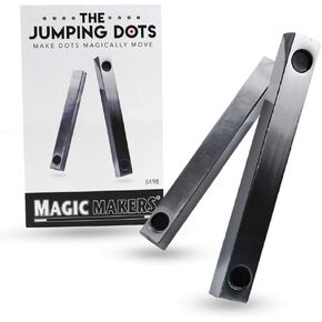 Magic Makers The Jumping Dots Easy Visual Magic Trick - Real Metal Alloy