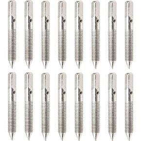 16Pcs Yootones Stainless Steel Standard Piano Loose Tuning Pins Pegs Parts Compatible with Piano tuning tools(Silver)