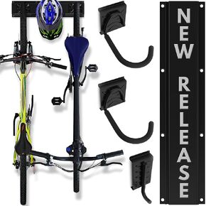Garage Bike Rack Wall Mount - Versatile Bike Rack for Garage Wall Mount, Strongest Bike Rack Garage Wall Mount Bike Hanger, Wall Bike Racks for Garage, Bike Hangers for Garage Wall