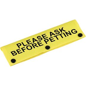 Funny Dog Leash Sleeve Please Ask Before Petting Dog Leash Wrap Sleeve Pet Birthday Gift (Before Petting-Sleeve)