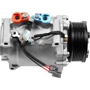cciyu Air Conditioning Compressor for Acura TSX 2.4L 2004-2008 Replaces CO 10849T AC Compressor for Car HS110 7 Grooves