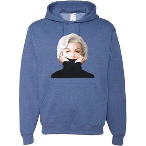 Wild Bobby Hip Marilyn Monroe Portrait Classic Beauty Pose Pop Culture Unisex Graphic Hoodie Sweatshirt
