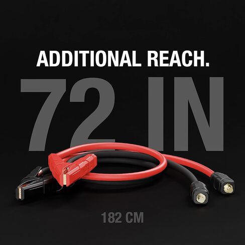NOCO GBC005 Boost 72 بوصة (1.8 متر) ملحق مشبك بطارية بديل لـ GB500 Boost UltraSafe Lithium Jump Starter، متعدد الألوان، مقاس واحد in Kuwait