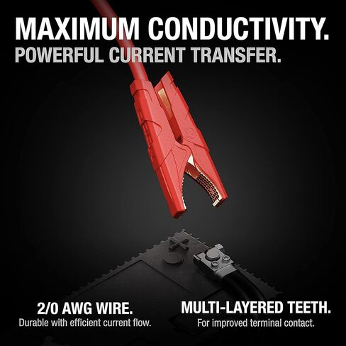 NOCO GBC005 Boost 72 بوصة (1.8 متر) ملحق مشبك بطارية بديل لـ GB500 Boost UltraSafe Lithium Jump Starter، متعدد الألوان، مقاس واحد in Kuwait