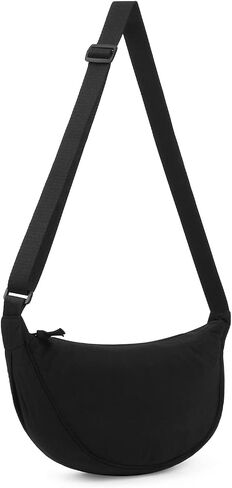 Crossbody Bag Hobo Sling Crescent Bag Women Men Trendy Small Shoulder Bag Purse Dumpling Bag Casual Handbag Adjustable Strap in Saudi Arabia