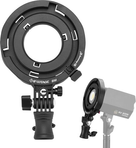 IFOOTAGE Mini Bowens Adapter, Suitable for iFootage SL1 60DN/130DN/60BNA/130BNA Mini Bowens Only, Adapt The Bowens Mount Accessories in Saudi Arabia