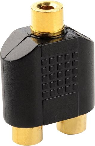 كابل ماترز 10 عبوات مطلية بالذهب بمقبس ستيريو 3.5 ملم إلى 2-RCA in Saudi Arabia