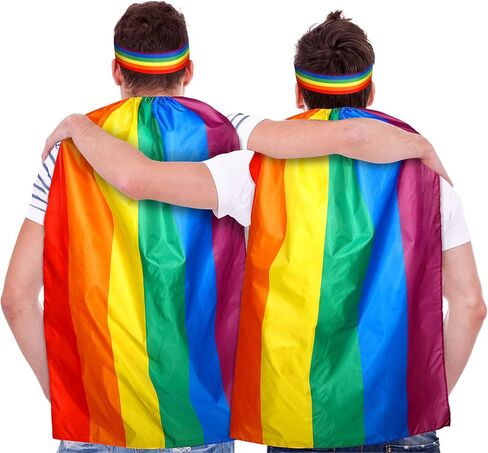 مجموعة عصابات رأس Yingzhao المكونة من 4 قطع من قبعات قوس قزح برايد تتضمن قطعتين من قبعات قوس قزح و2 قطعة من عصابات رأس قوس قزح للمهرجانات والحفلات والاحتفالات اليومية in Kuwait