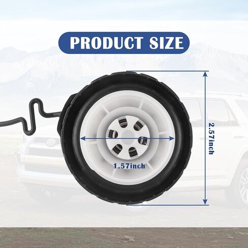 غطاء غاز متوافق مع Toyota 4Runner RAV4 Camry Lexus ES350، استبدال غطاء الوقود OEM#77300-06040 مع إغلاق محكم، ملحقات السيارة الاحترافية in Kuwait