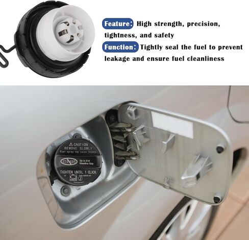 غطاء غاز متوافق مع Toyota 4Runner RAV4 Camry Lexus ES350، استبدال غطاء الوقود OEM#77300-06040 مع إغلاق محكم، ملحقات السيارة الاحترافية in Kuwait