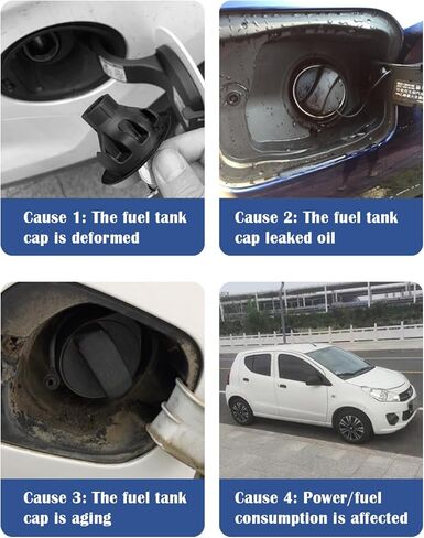 غطاء غاز متوافق مع Toyota 4Runner RAV4 Camry Lexus ES350، استبدال غطاء الوقود OEM#77300-06040 مع إغلاق محكم، ملحقات السيارة الاحترافية in Kuwait