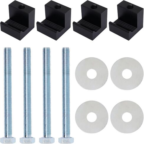 طقم تركيب صندوق أدوات الشاحنة 4 قطع، صندوق أدوات الشاحنة الصغيرة، صندوق أدوات الشاحنة العالمي، لوازم التثبيت، خطاف J من الألومنيوم لصندوق أدوات كروس in Kuwait