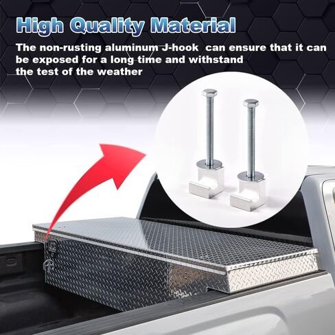 تأتي مجموعة أدوات تركيب صندوق أدوات الشاحنة مع صواميل تثبيت، زوج واحد من صندوق أدوات الشاحنة العالمي، ملحقات أدوات تثبيت السكك الحديدية، مشبك ربط in Kuwait