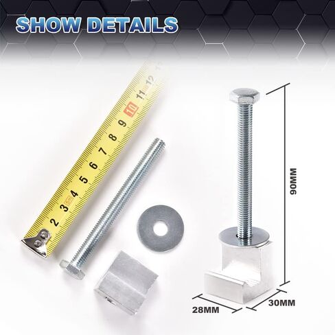 تأتي مجموعة أدوات تركيب صندوق أدوات الشاحنة مع صواميل تثبيت، زوج واحد من صندوق أدوات الشاحنة العالمي، ملحقات أدوات تثبيت السكك الحديدية، مشبك ربط in Kuwait