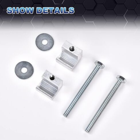 تأتي مجموعة أدوات تركيب صندوق أدوات الشاحنة مع صواميل تثبيت، زوج واحد من صندوق أدوات الشاحنة العالمي، ملحقات أدوات تثبيت السكك الحديدية، مشبك ربط in Kuwait