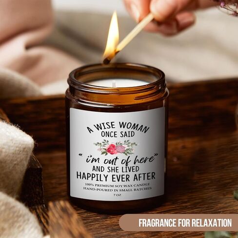 Retirement Gifts for Women 2024,Retirement Gift for Woman,Retirement Gifts for Women,Cool Retirement Gifts,Retired Gifts for Women-Lavender Scented Candles in Saudi Arabia