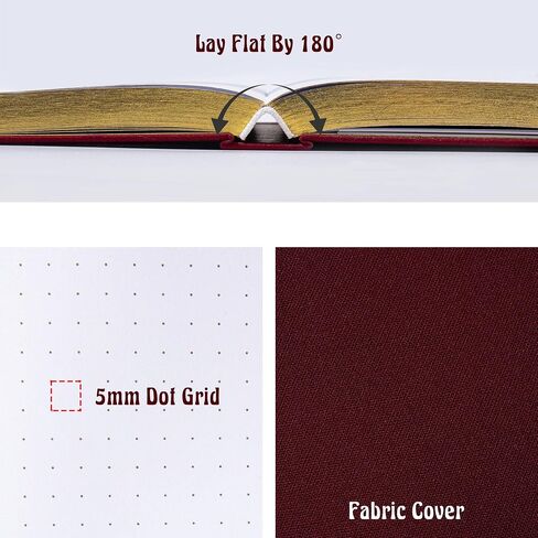 Bullet Dotted Journal, Aries Constellations Dot Notebook, with 256 Numbered Dot Grid Pages, 160gsm Bleed Proof Thick Paper, For Women Men in Saudi Arabia