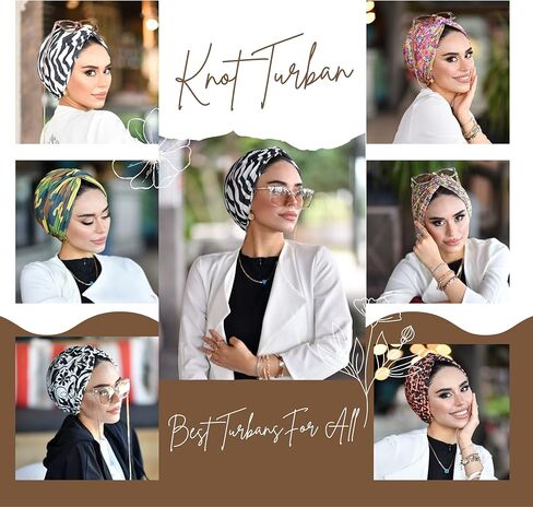 عمامة نسائية مطبوعة بعقدة من Para Life in Kuwait