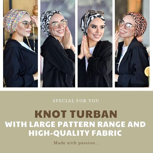 عمامة نسائية مطبوعة بعقدة من Para Life in Kuwait