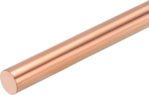 MECCANIXITY 5 Pack Pure Copper Round Rod 5mm/0.2 Inch Diameter 300mm/12 Inch Length Solid Copper Rod Lathe Bar Stock for DIY Metal Craft Metal Working Hobbies in Saudi Arabia